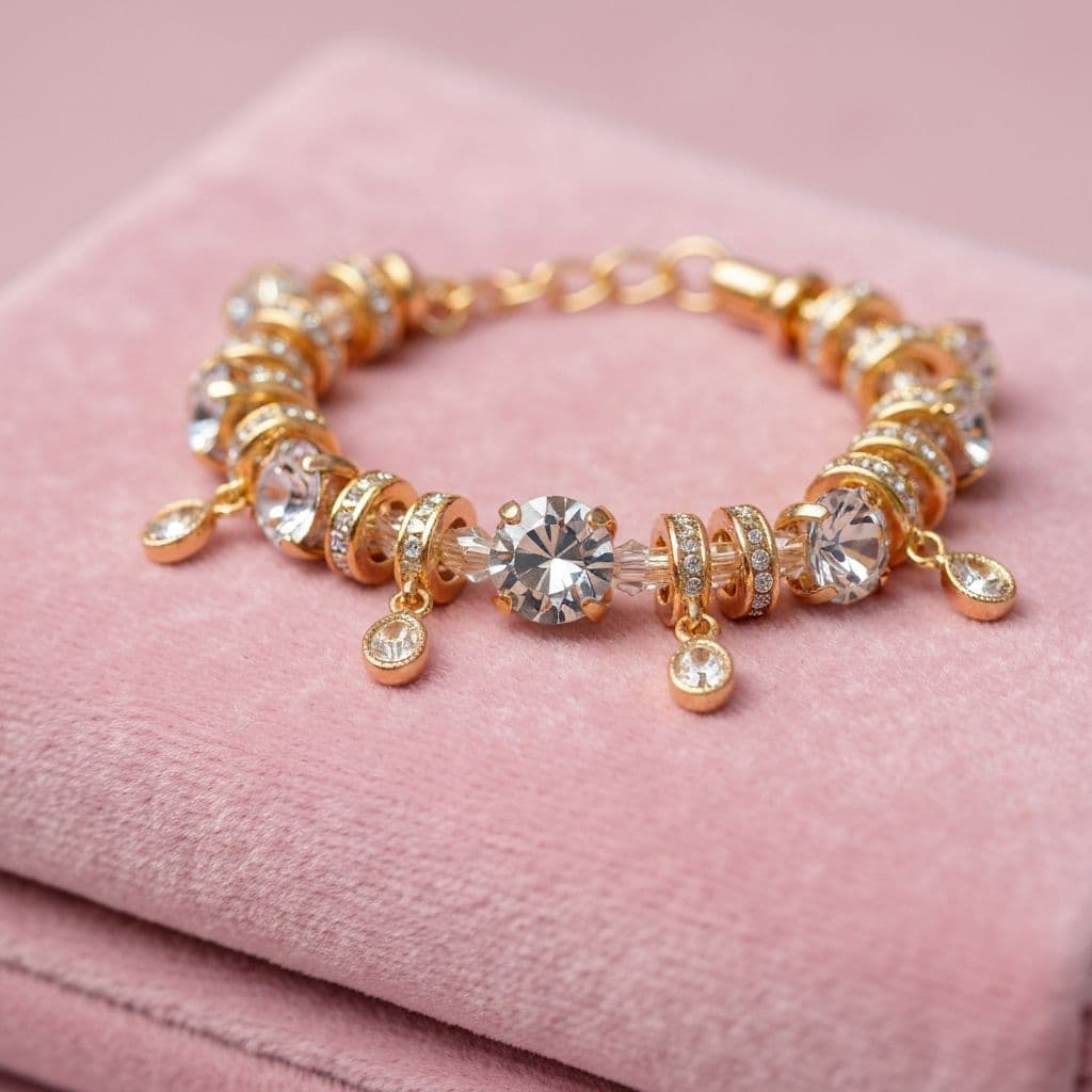 Crystal Charm Bracelet